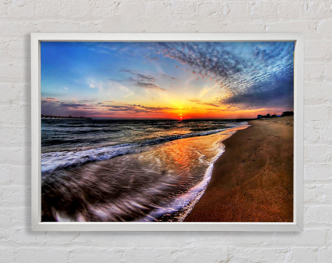 At The End Of The Ocean Framed Wall Art