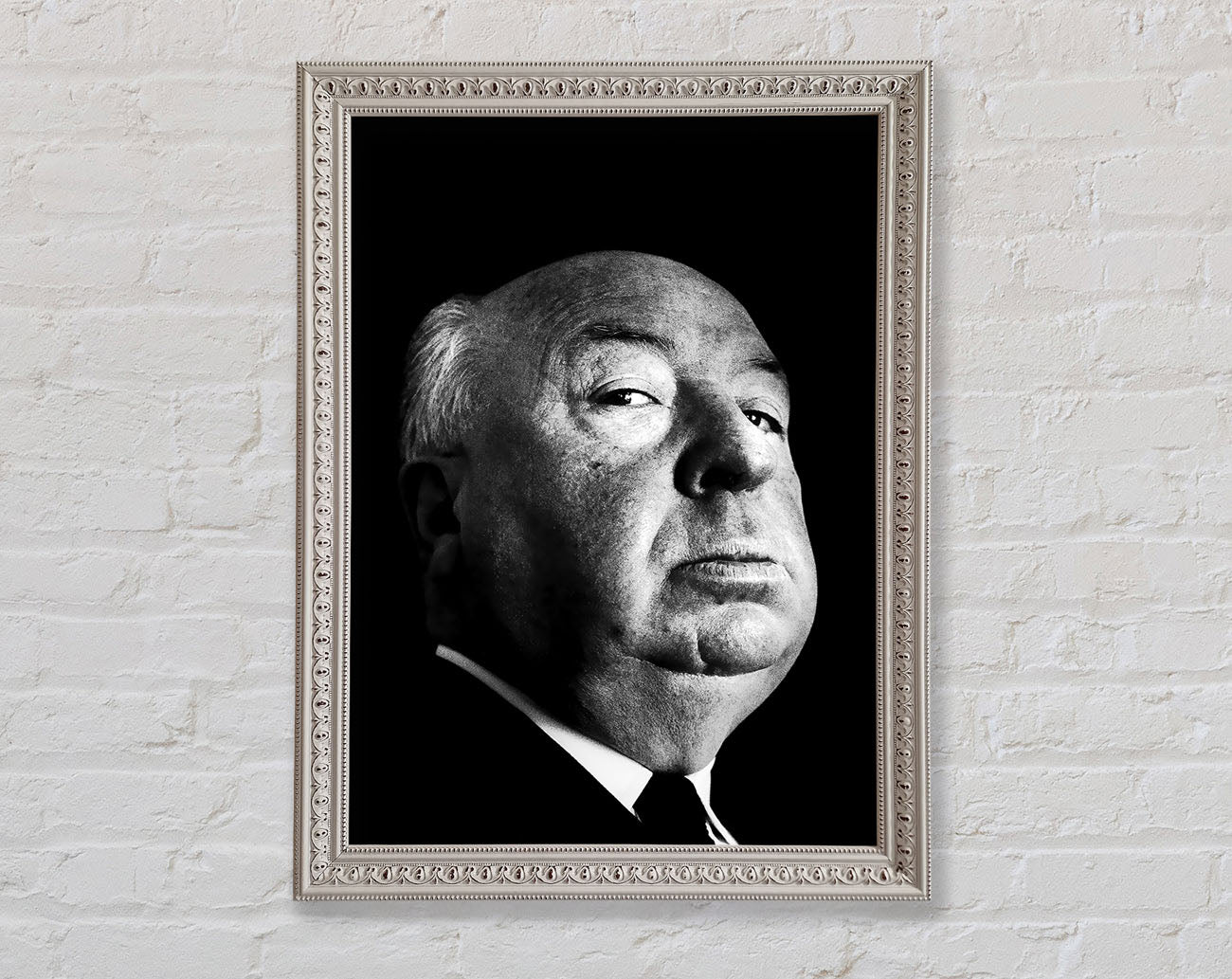 Alfred Hitchcock Portrait Framed Wall Art