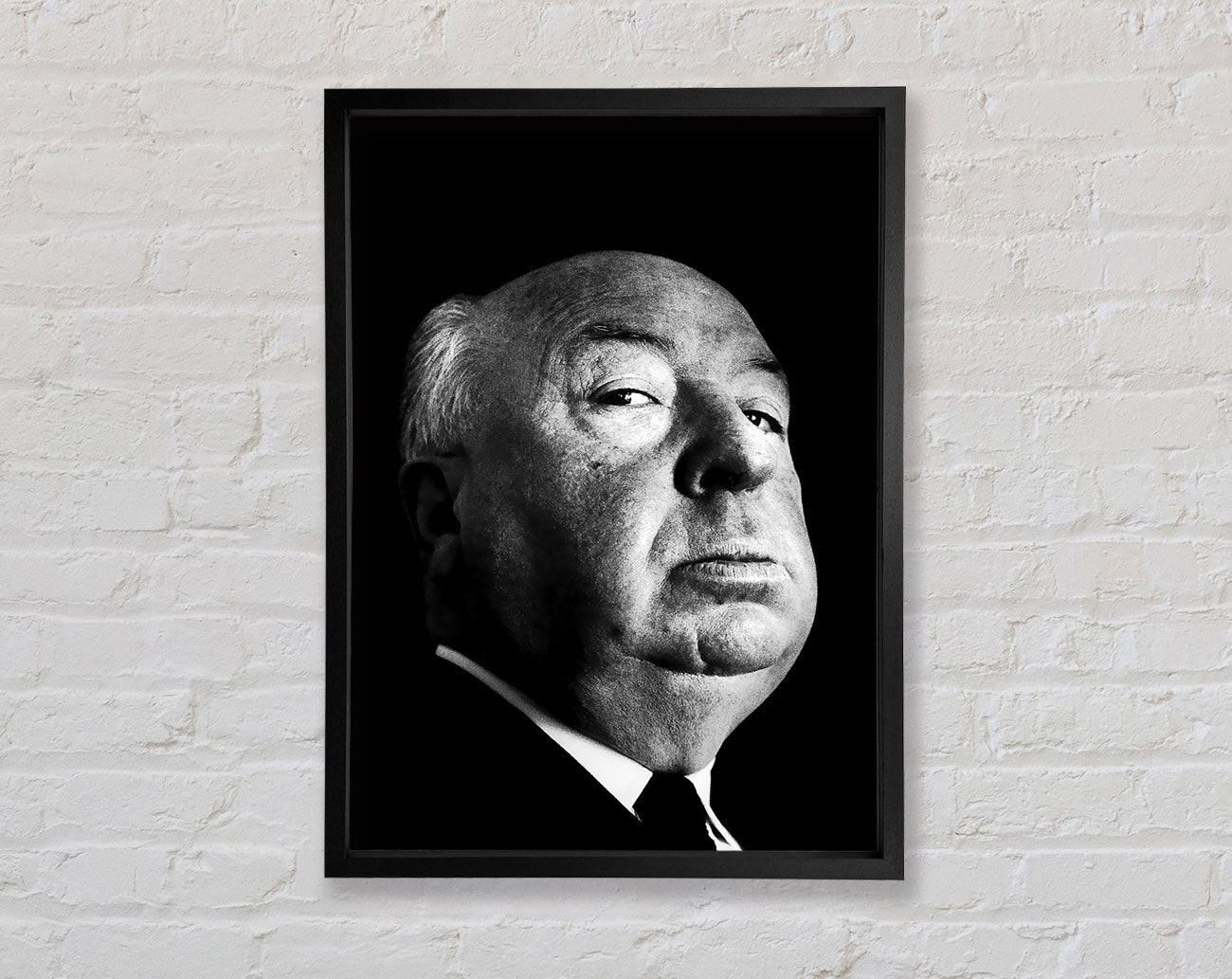 Alfred Hitchcock Portrait Framed Wall Art