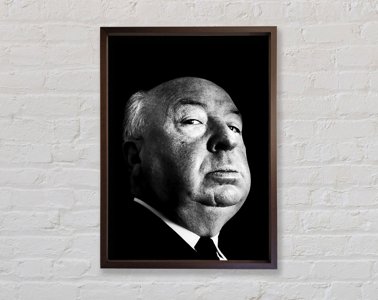 Alfred Hitchcock Portrait Framed Wall Art