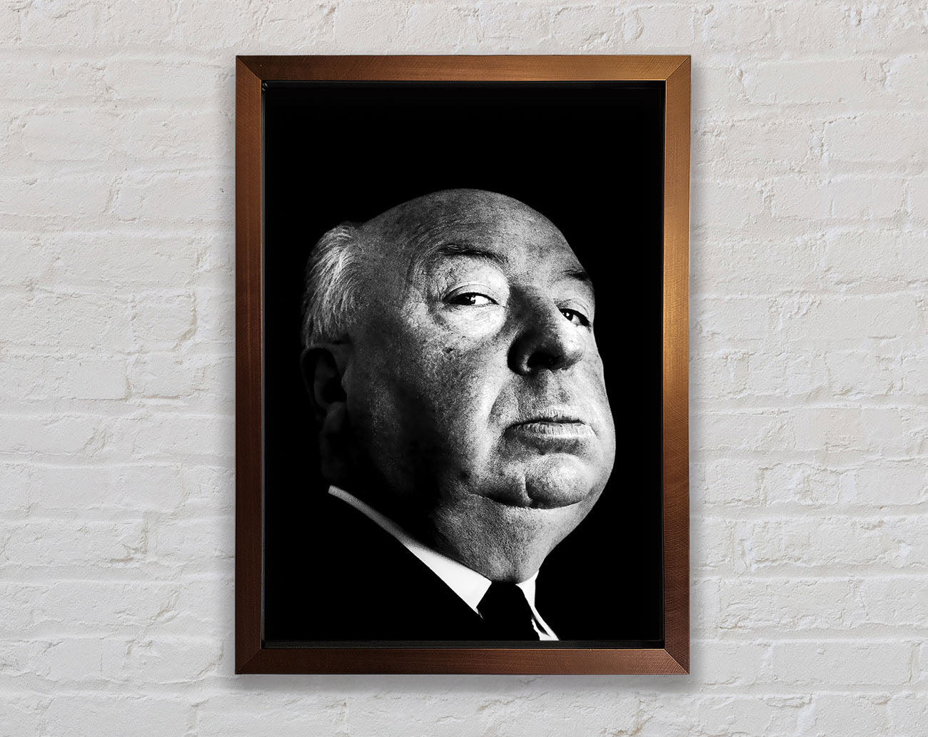 Alfred Hitchcock Portrait Framed Wall Art