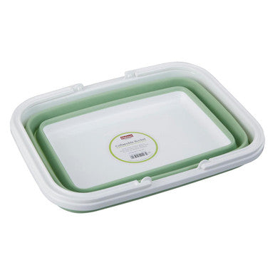 Averill Collapsible Laundry Basket In Green