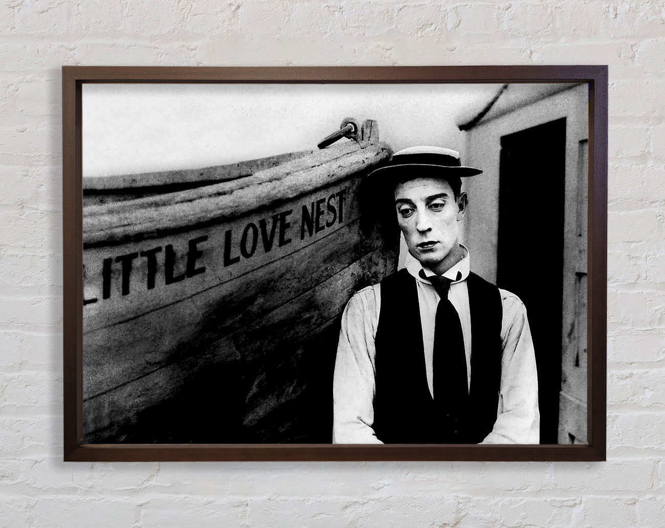 Buster Keaton Little Love Nest Framed Wall Art