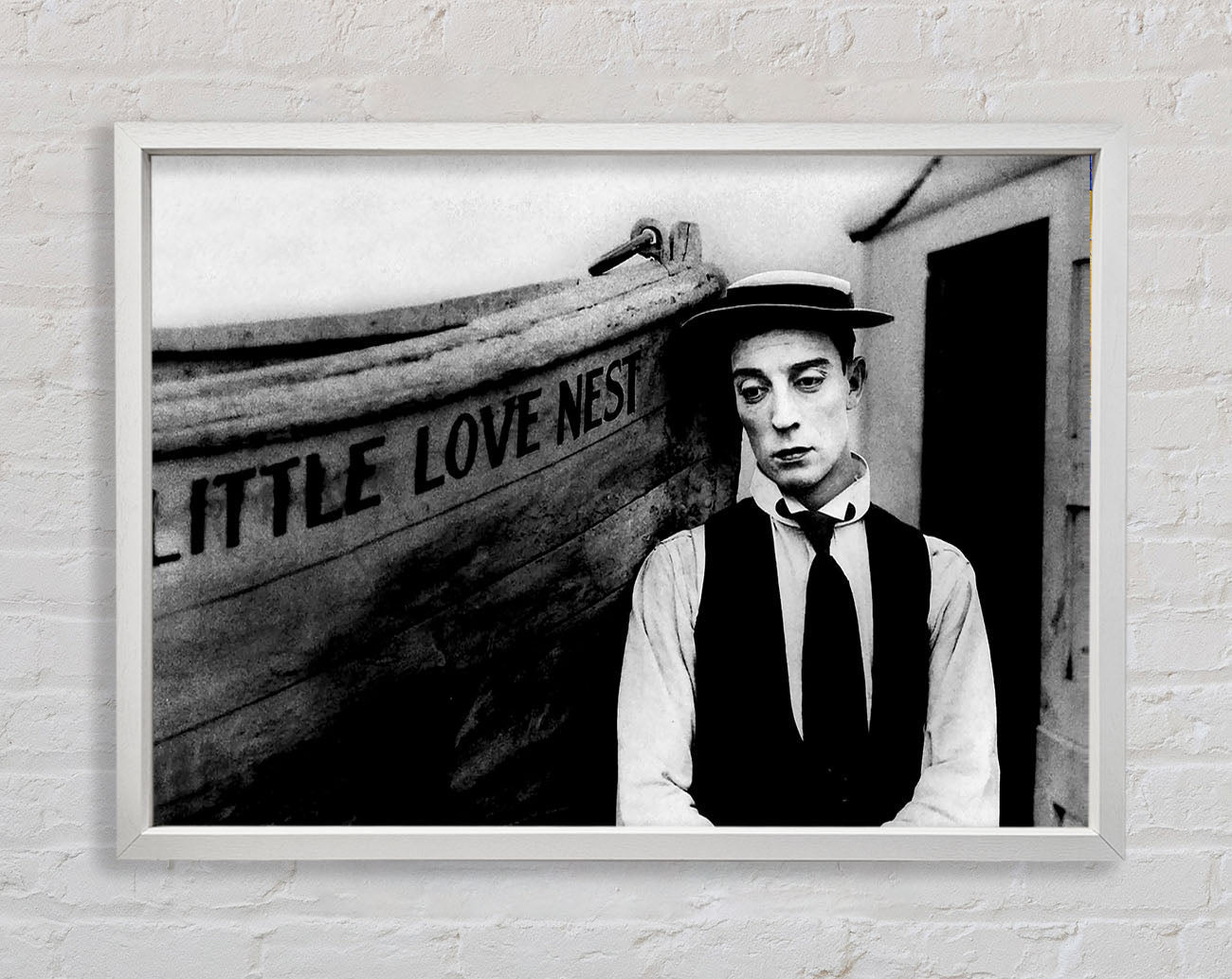 Buster Keaton Little Love Nest Framed Wall Art