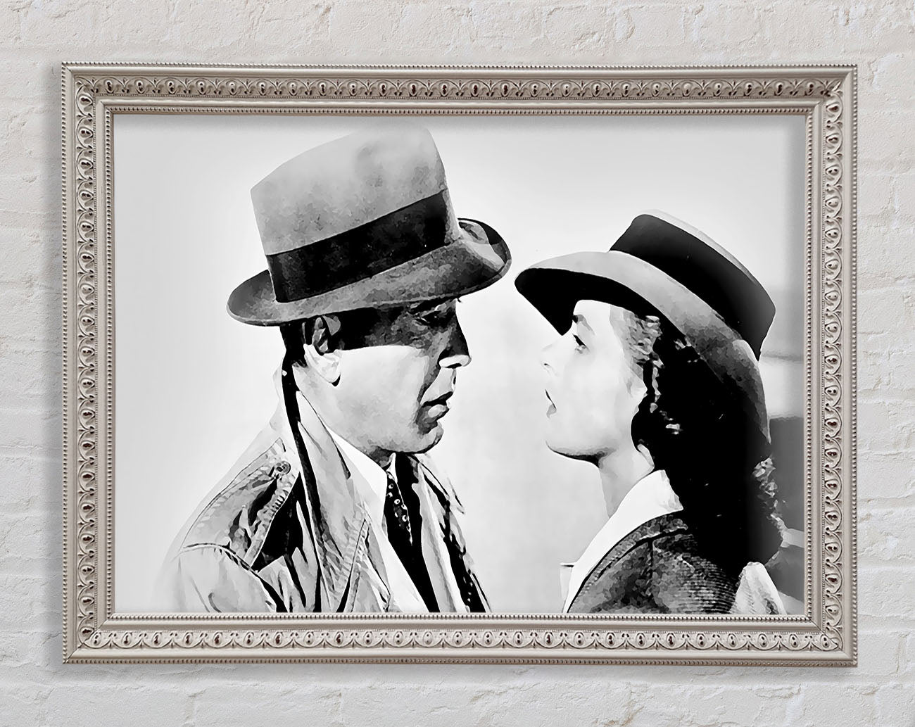 Casablanca The Look B n W Framed Wall Art