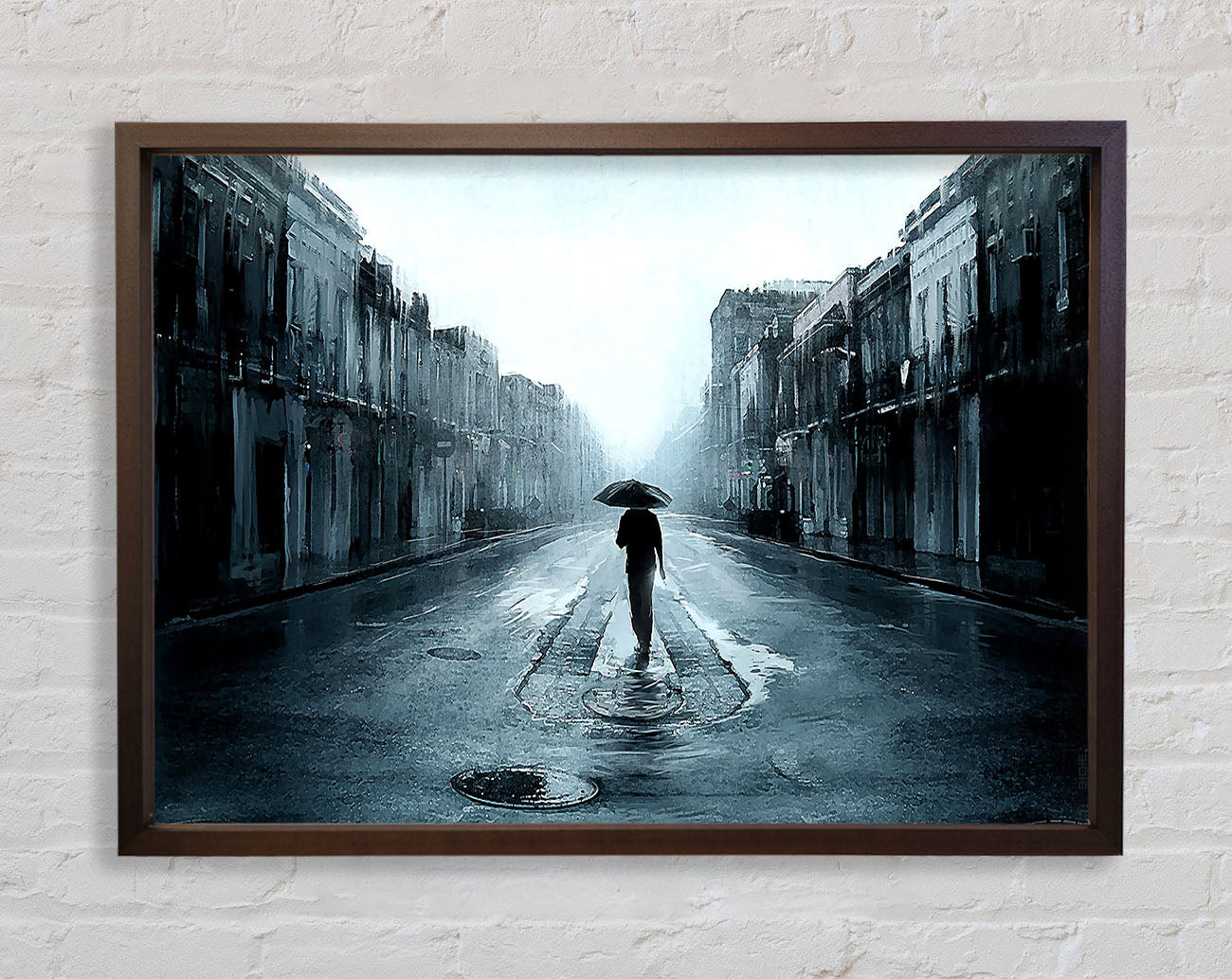 Cold Autumn Day Framed Wall Art