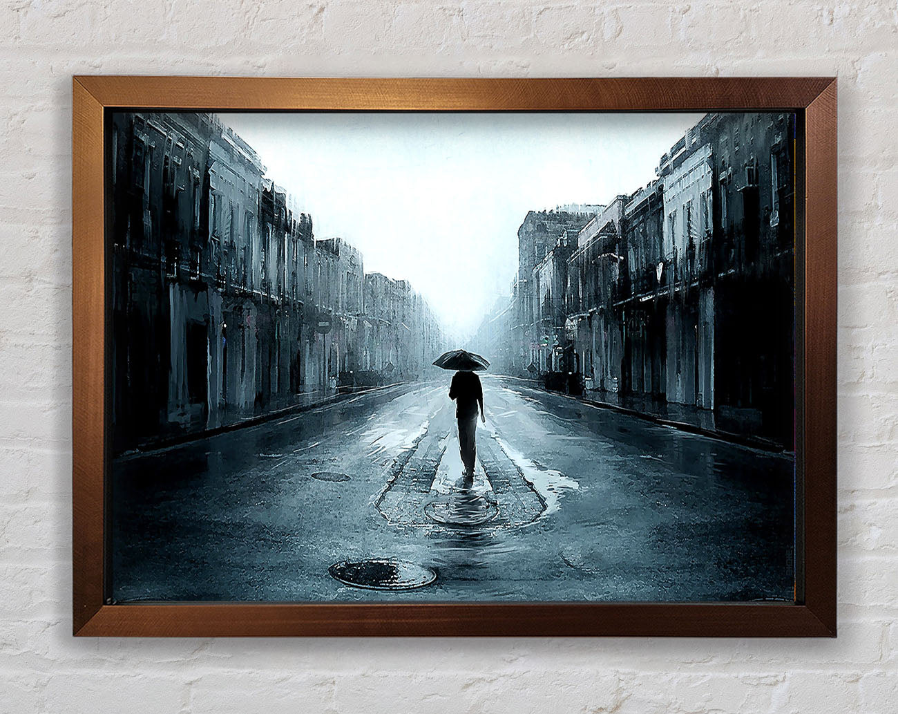 Cold Autumn Day Framed Wall Art