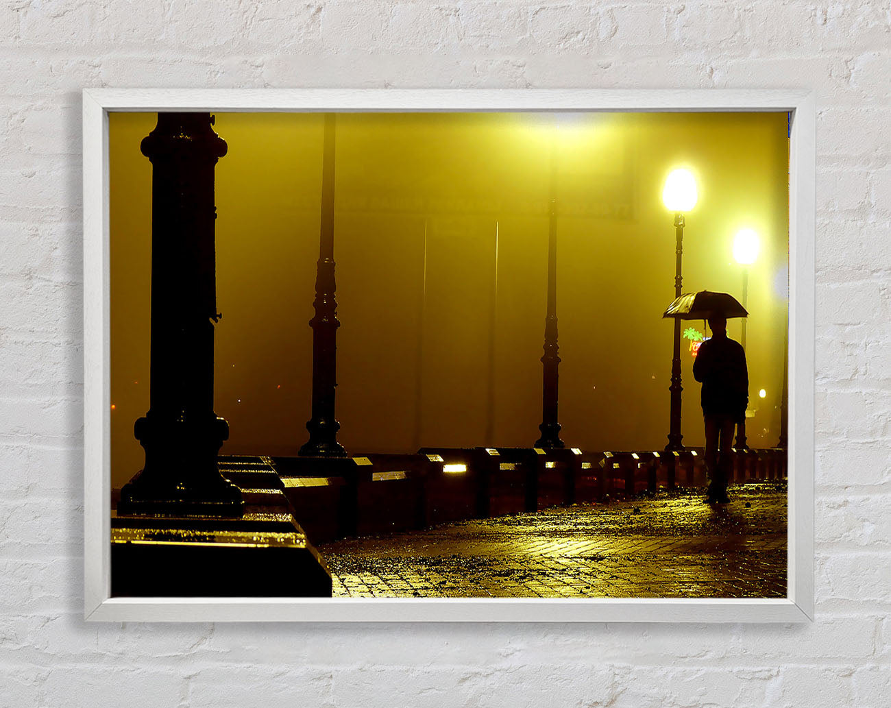 Alley Night Framed Wall Art