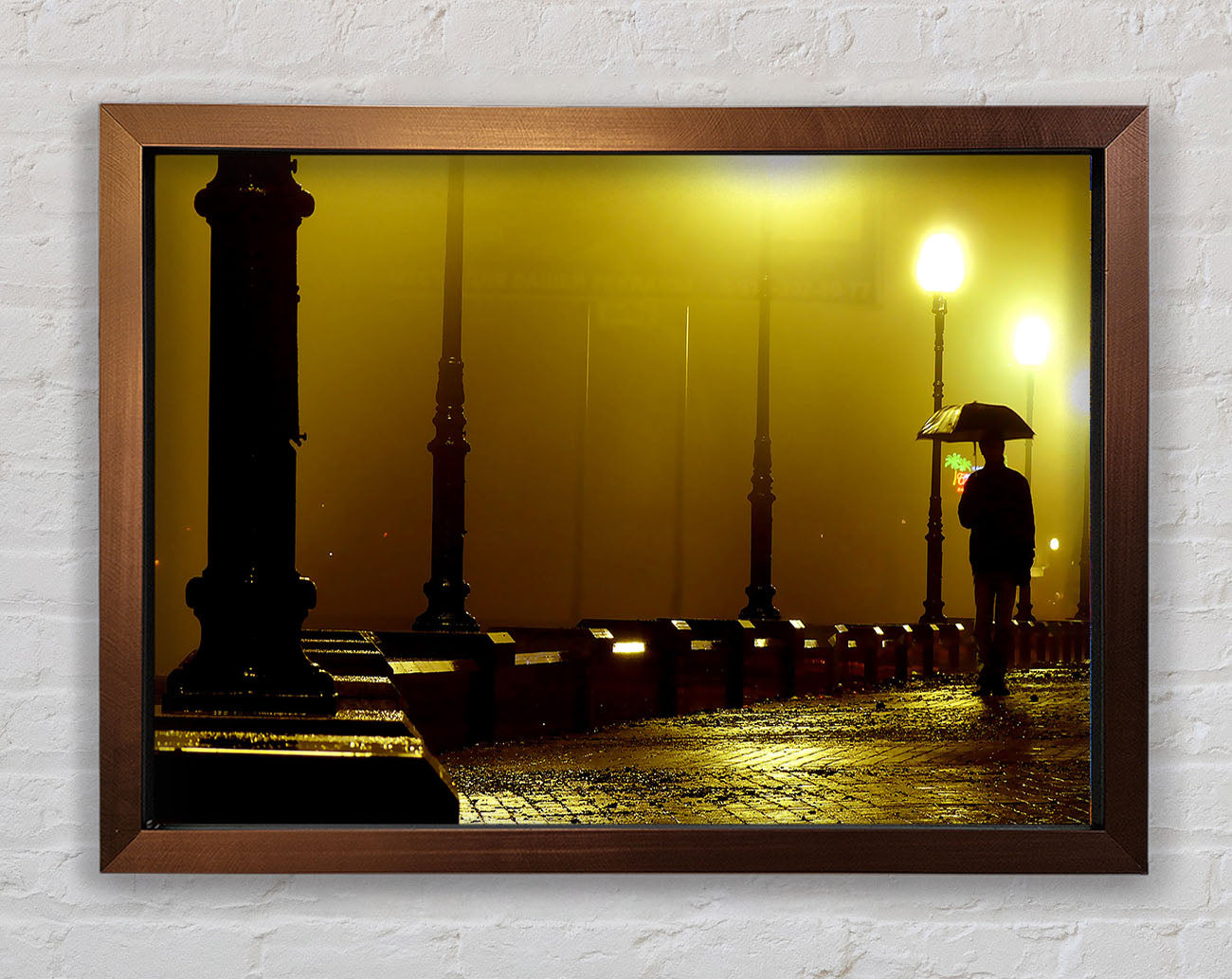 Alley Night Framed Wall Art
