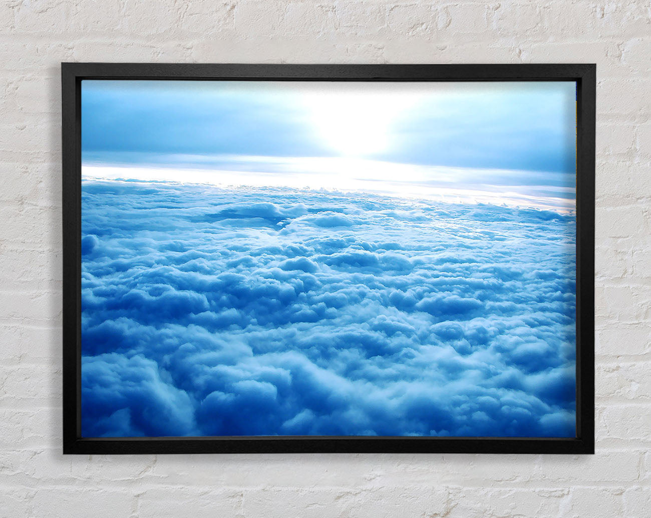 Above The Clouds Framed Wall Art
