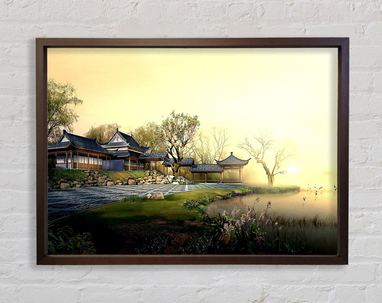 Beautiful Japanese Garden Framed Wall Art