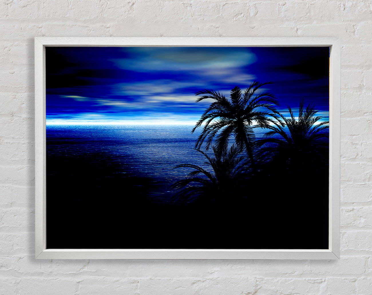 Blue Horizon Nights Framed Wall Art