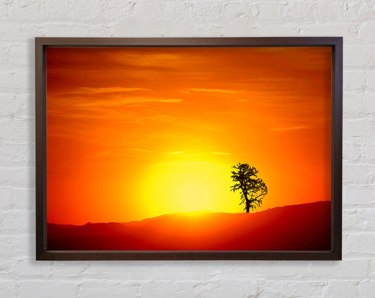 As The Sun Sets Framed Wall Art