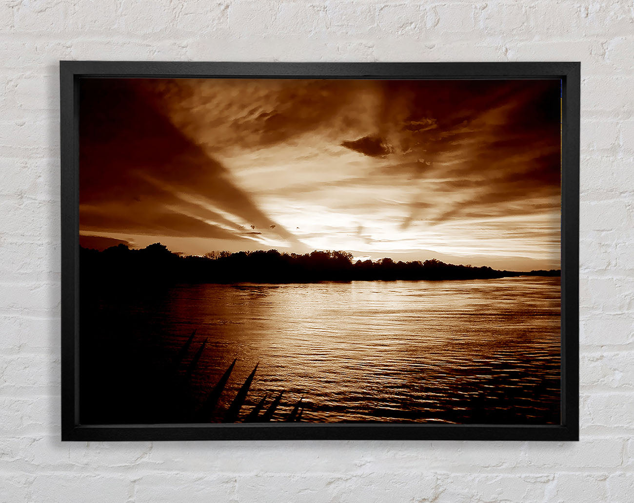 Coco Mountain Lake Framed Wall Art