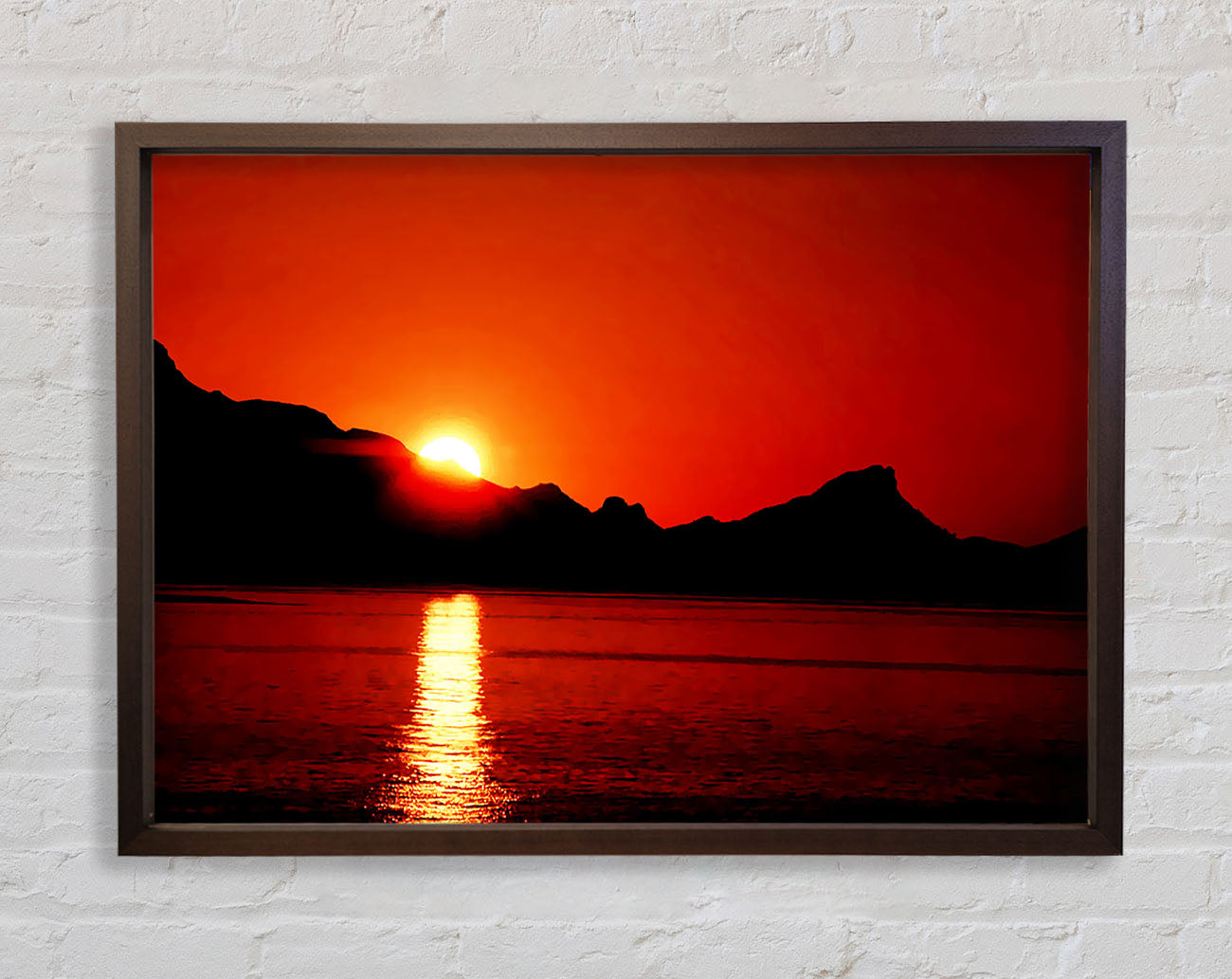 Coastal Sundown Framed Wall Art