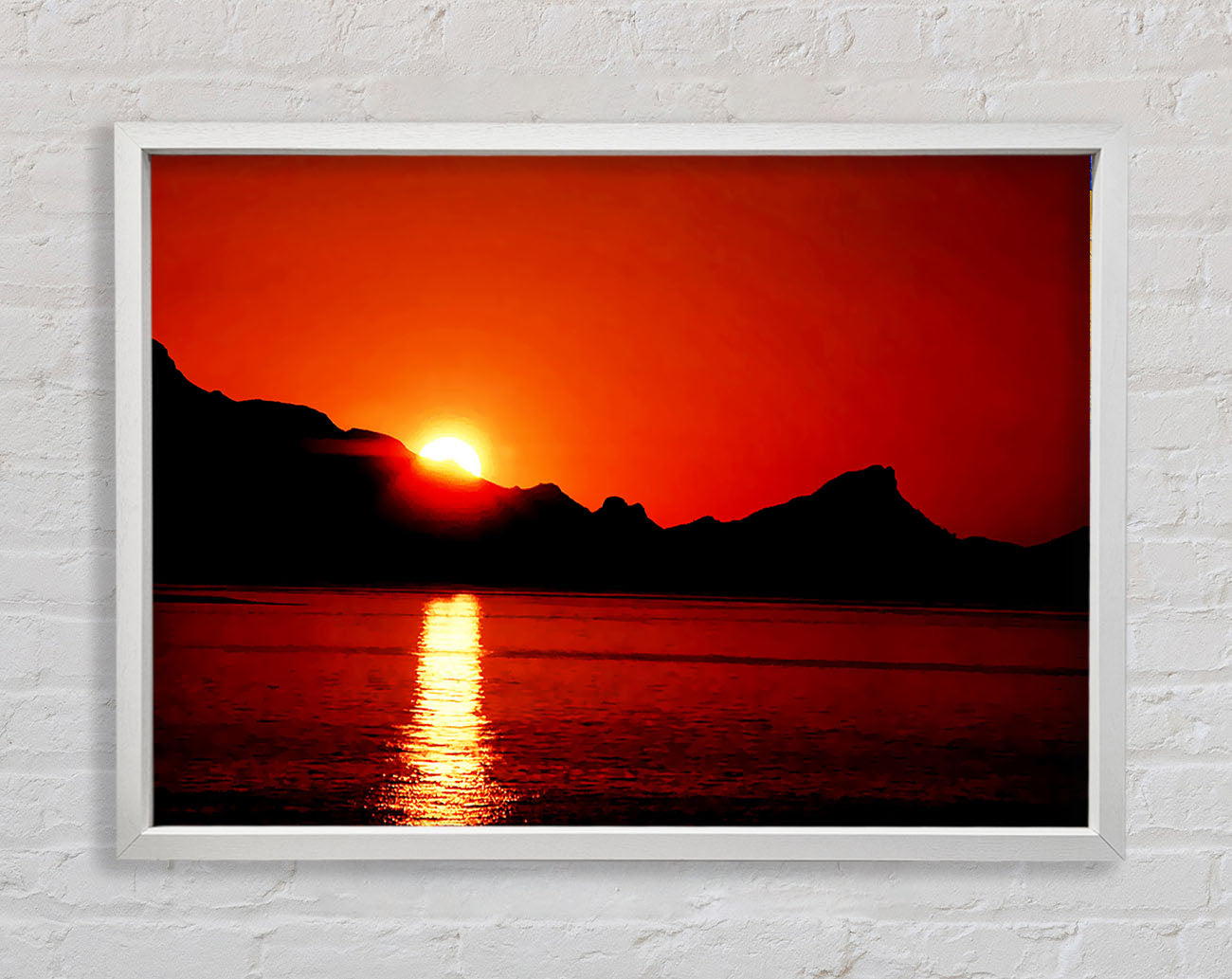 Coastal Sundown Framed Wall Art