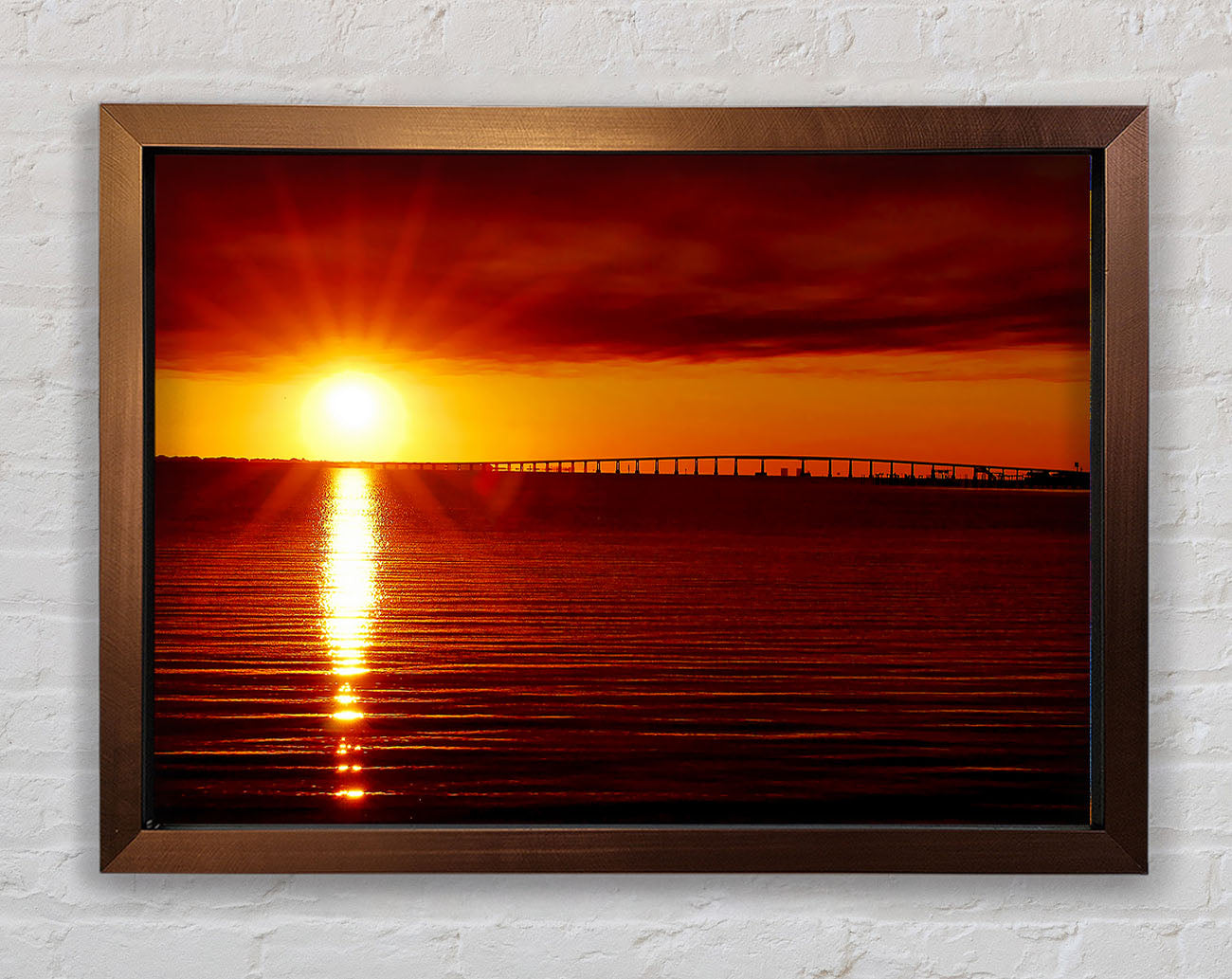 Amazing Sun Rays Framed Wall Art