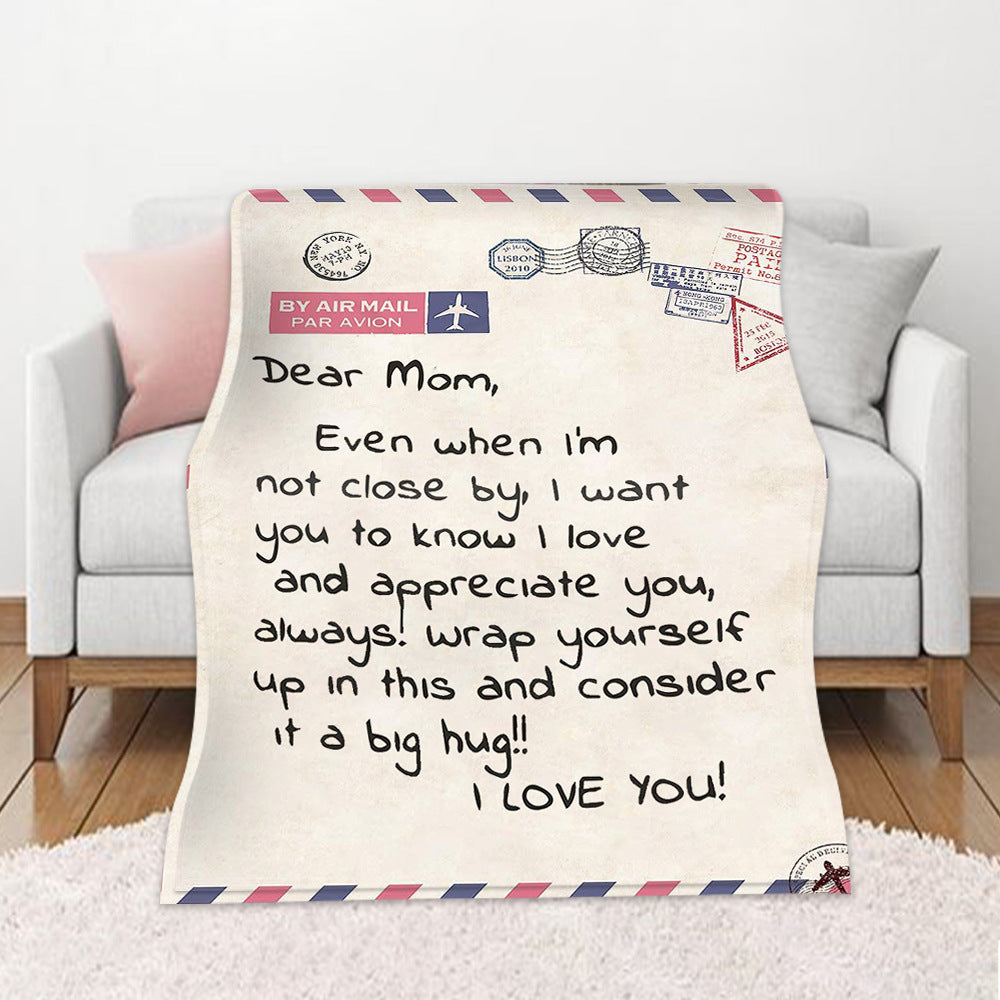 Office New Nap Blanket Envelope Flannel Blanket Autumn And Winter Sofa Blanket