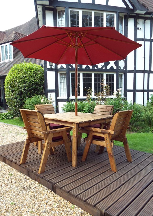 Four Seater Square Table Set
