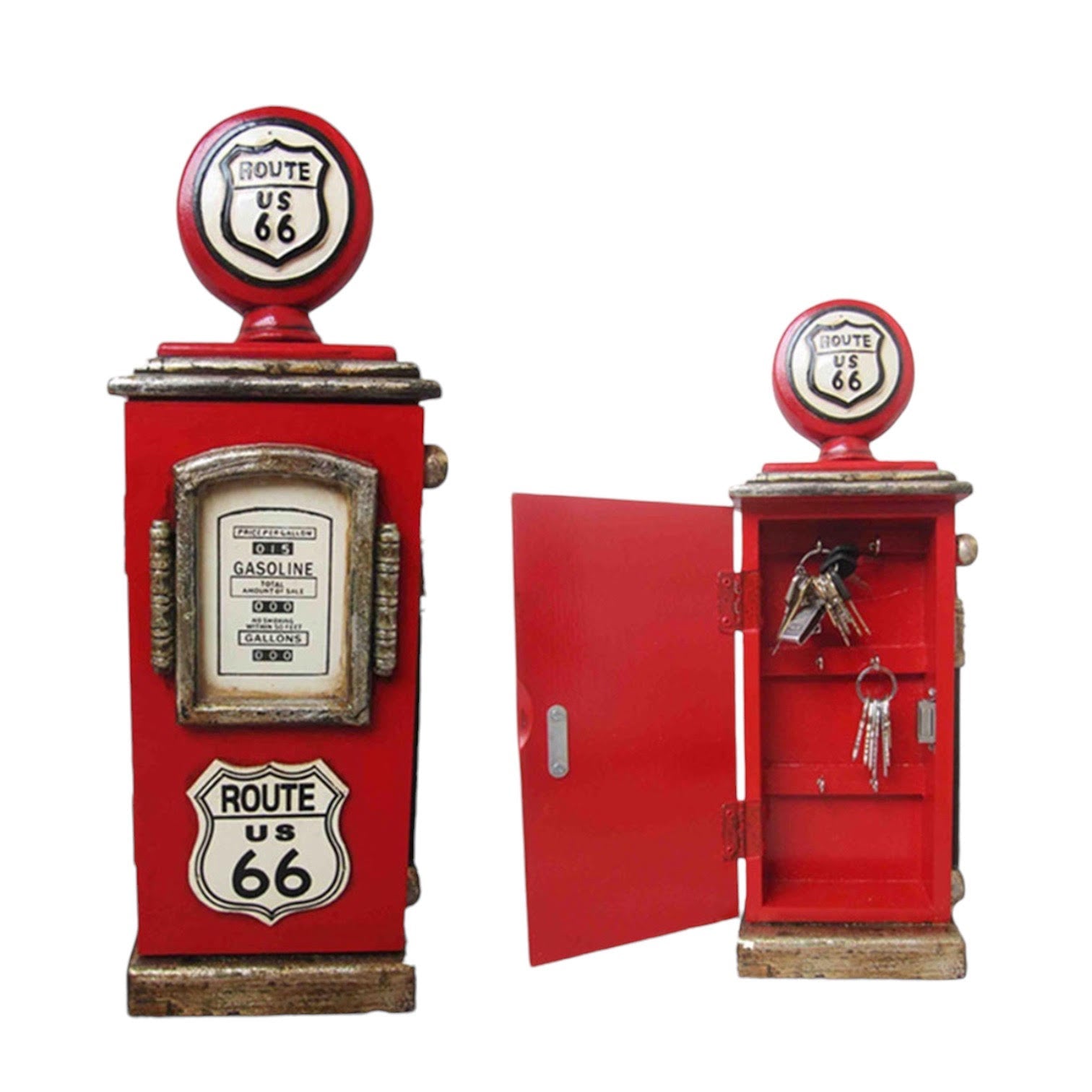 48CM ROUTE 66 KEY BOX
