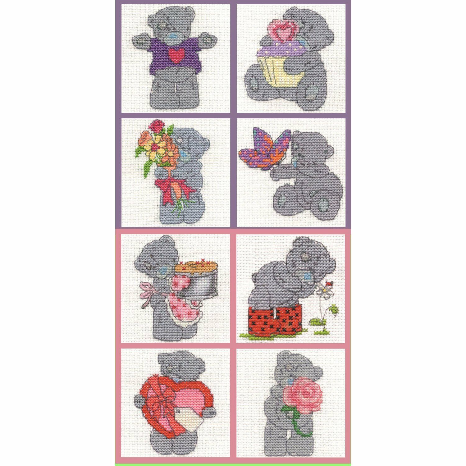 DMC Tatty Teddy Mini Kits Set Of 8
