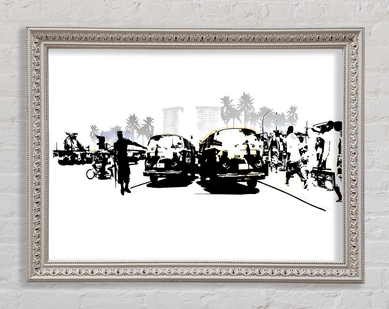 Boy Street Racers Framed Wall Art