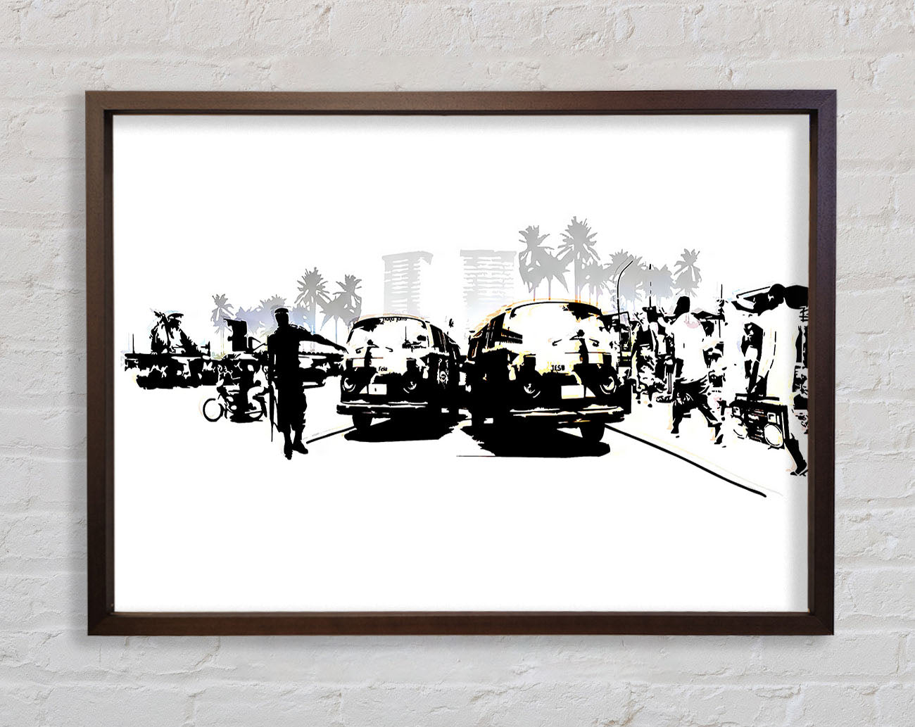 Boy Street Racers Framed Wall Art