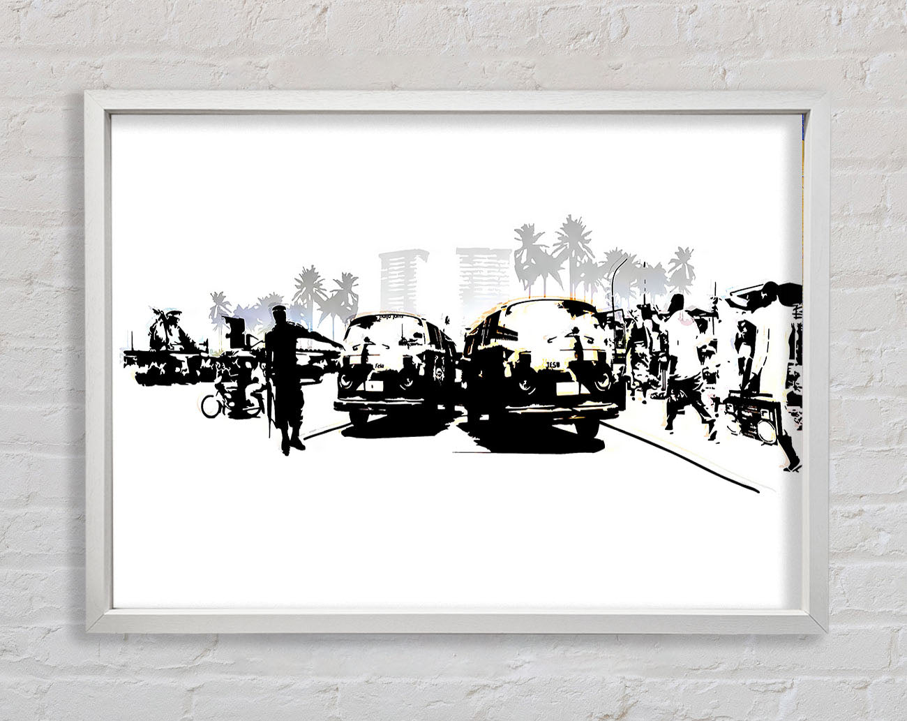 Boy Street Racers Framed Wall Art