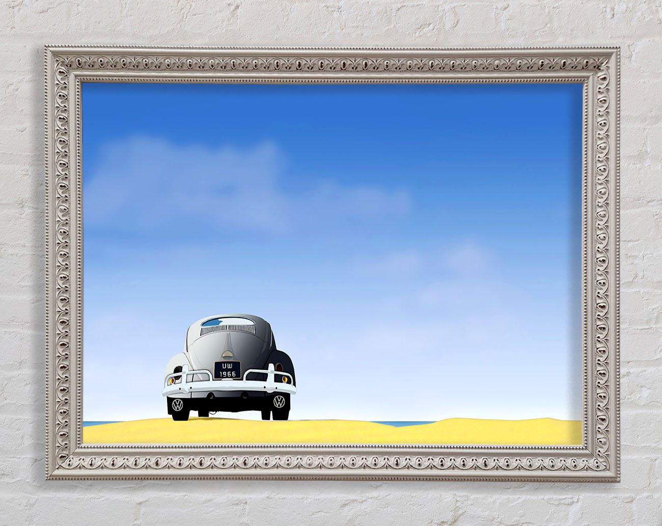 Beetle Beach Framed Wall Art