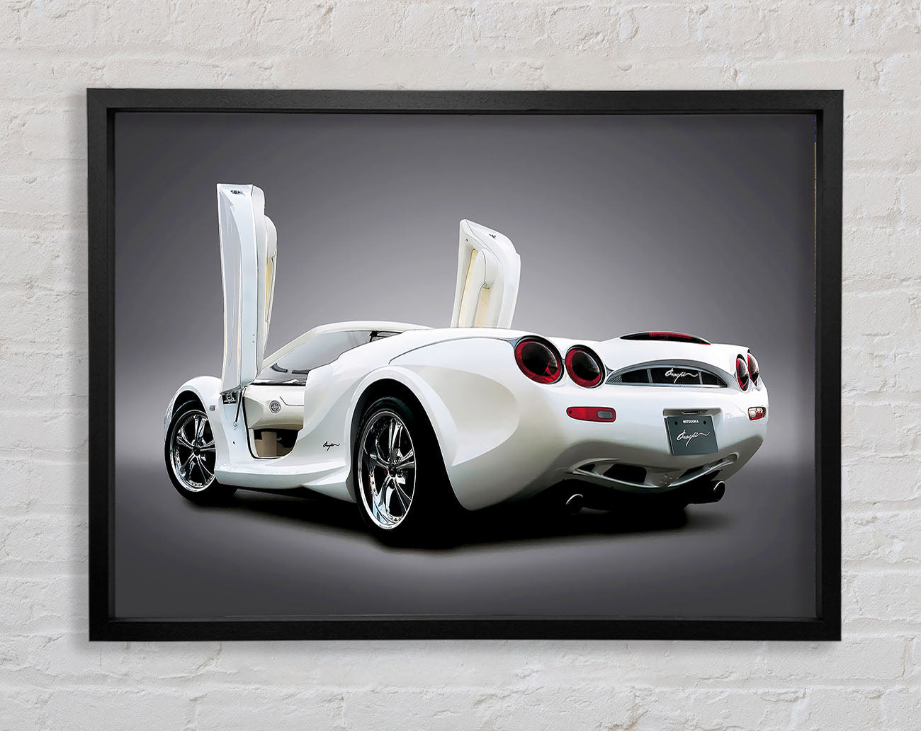 Bat Winged Stunner Framed Wall Art