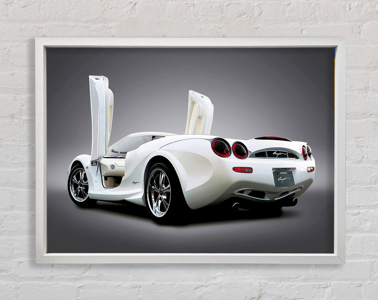 Bat Winged Stunner Framed Wall Art
