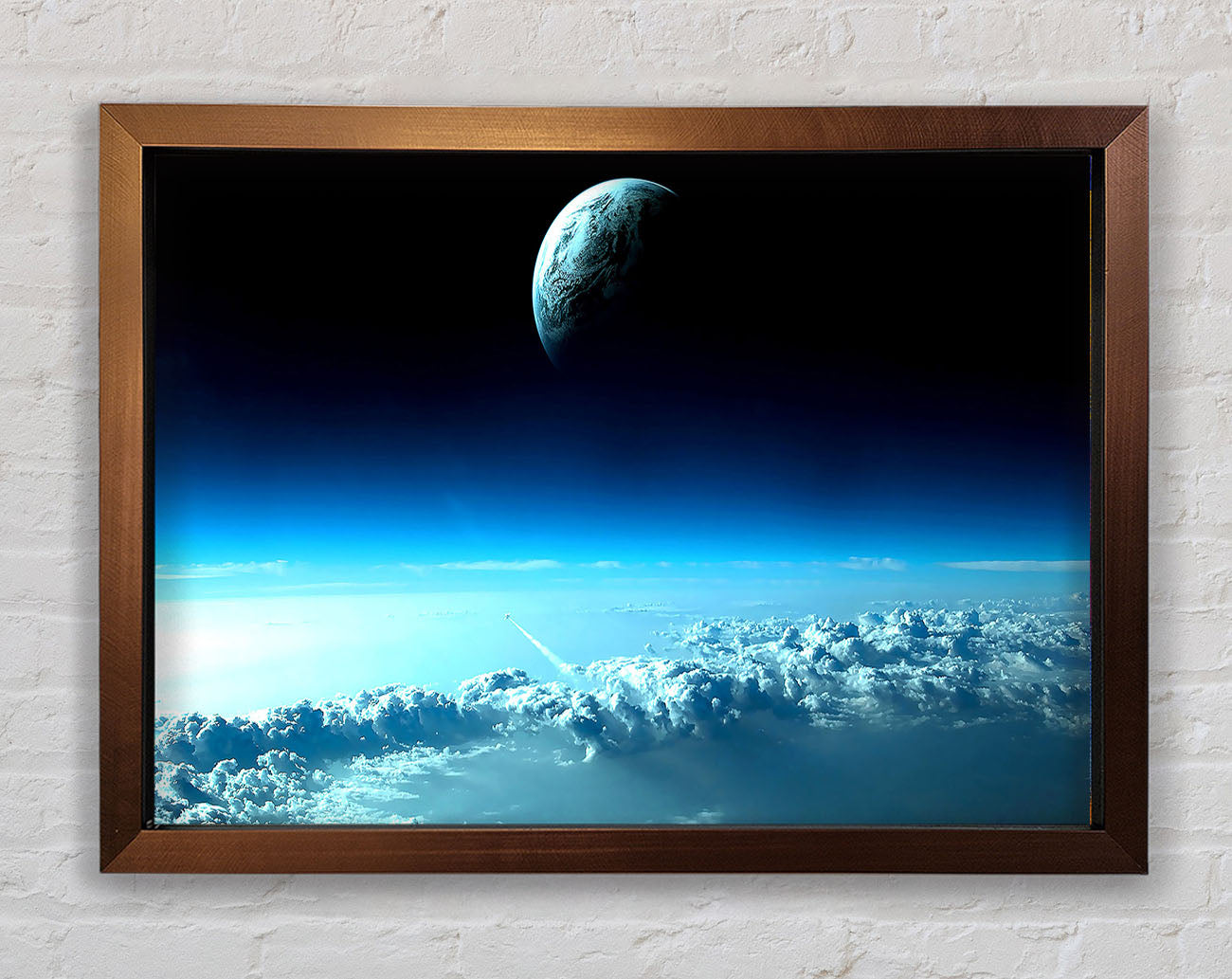 Beautiful Space View Framed Wall Art