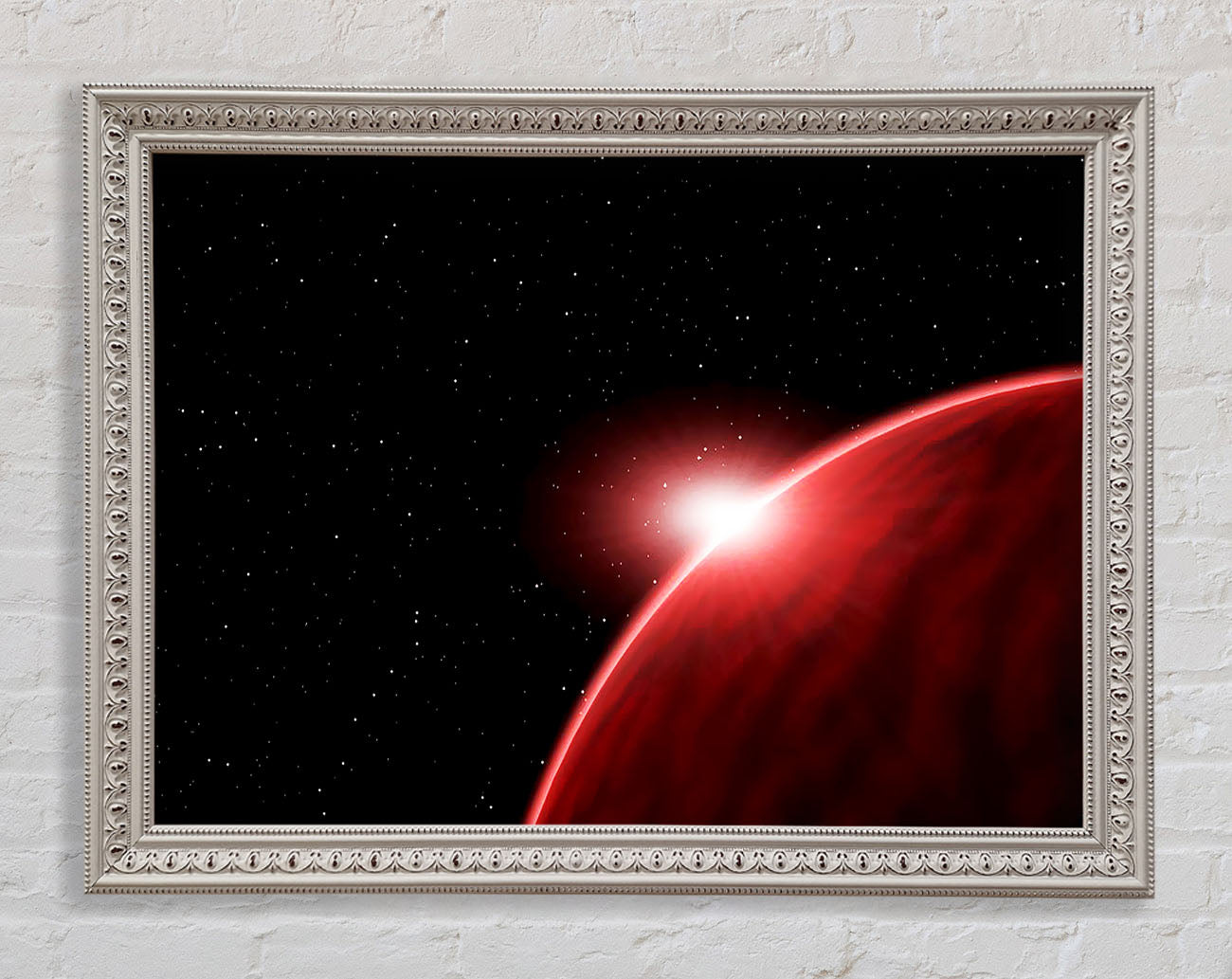Alien Sunrise Framed Wall Art