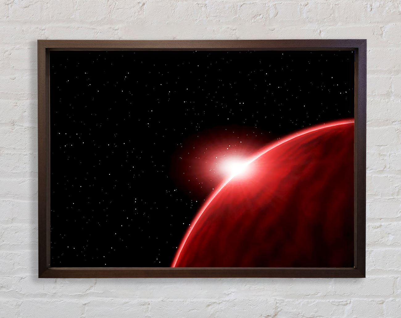 Alien Sunrise Framed Wall Art