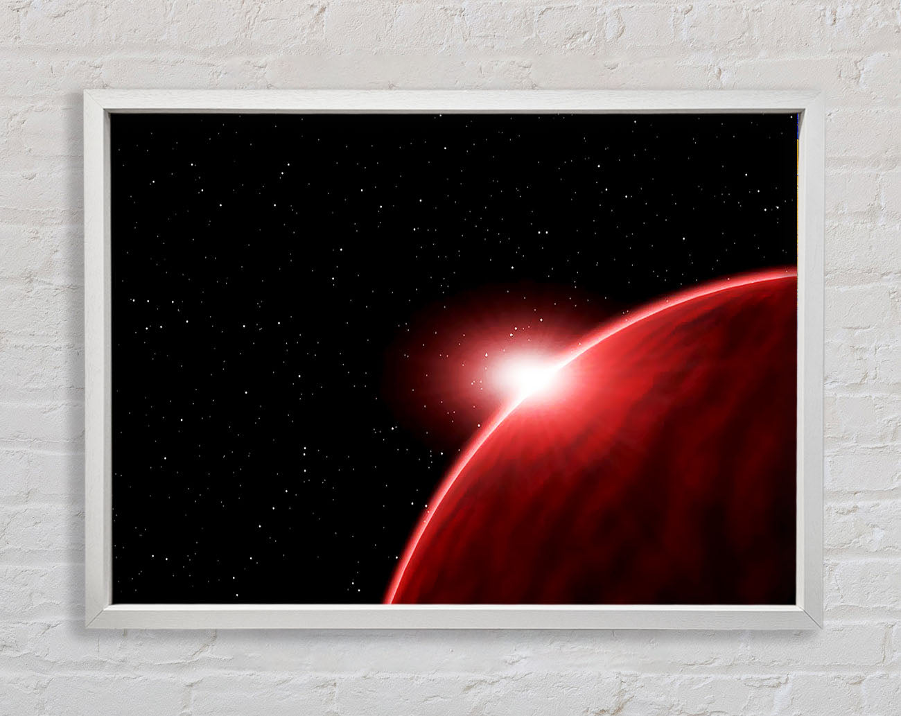 Alien Sunrise Framed Wall Art