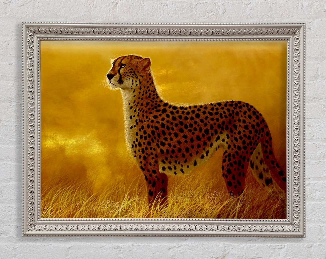 African Cheetah Framed Wall Art