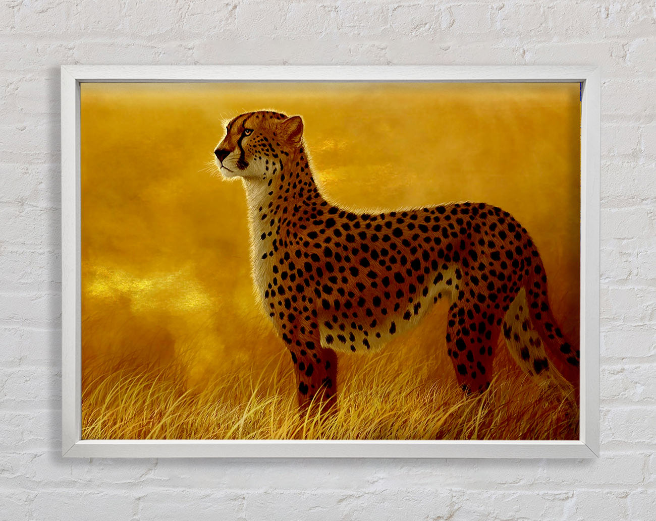 African Cheetah Framed Wall Art