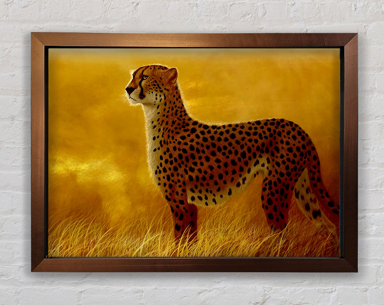 African Cheetah Framed Wall Art