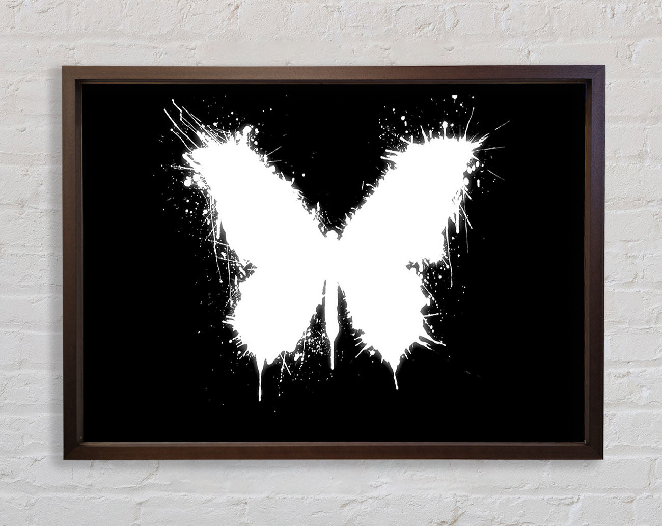 Black And White Butterfly Framed Wall Art