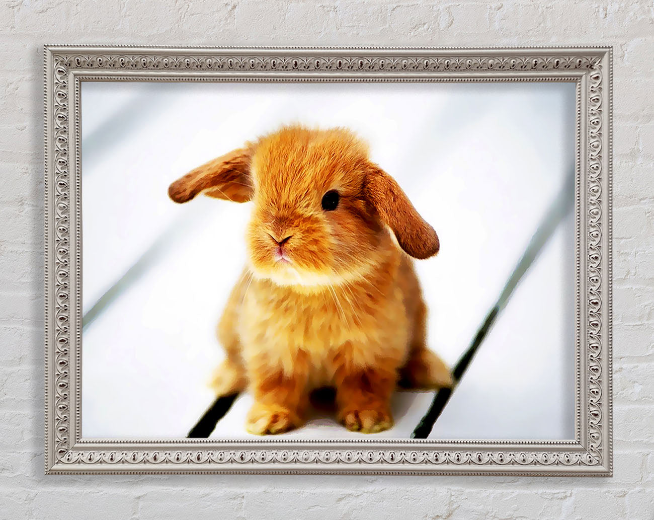 Bunny Rabbit Ears Framed Wall Art