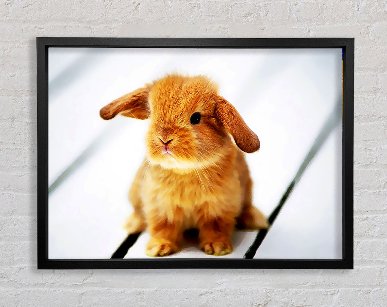 Bunny Rabbit Ears Framed Wall Art
