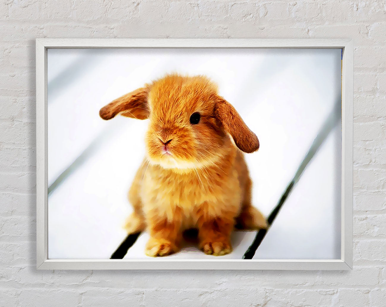 Bunny Rabbit Ears Framed Wall Art