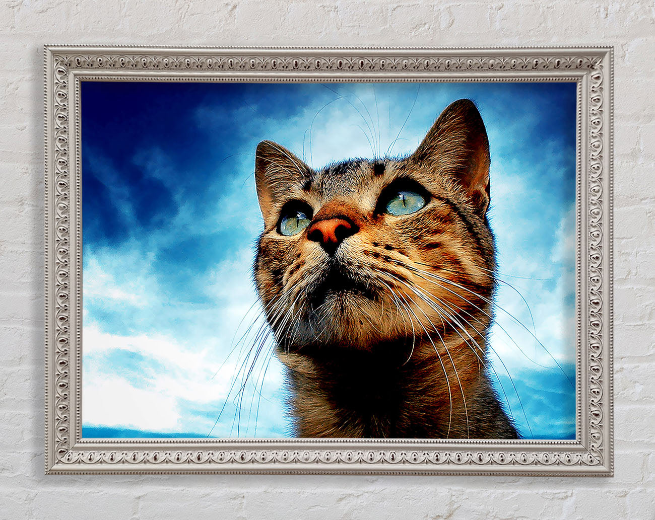 Cat Hunting Framed Wall Art
