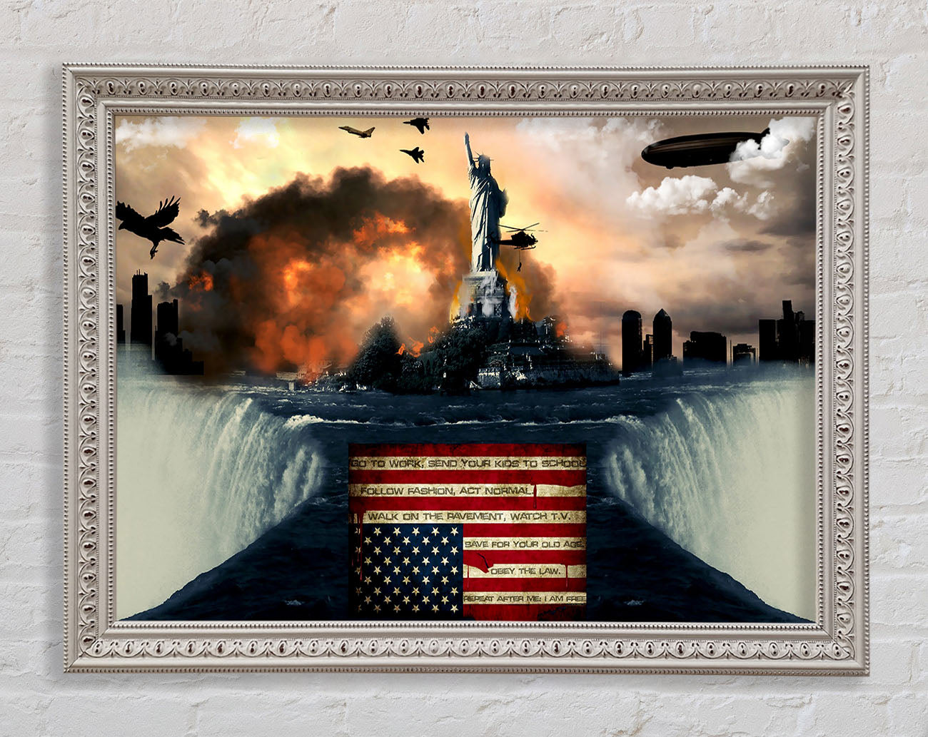 American Liberty Framed Wall Art