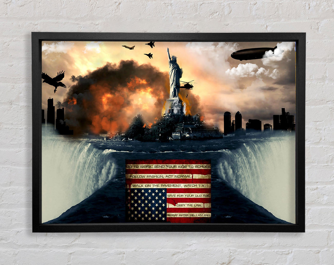 American Liberty Framed Wall Art