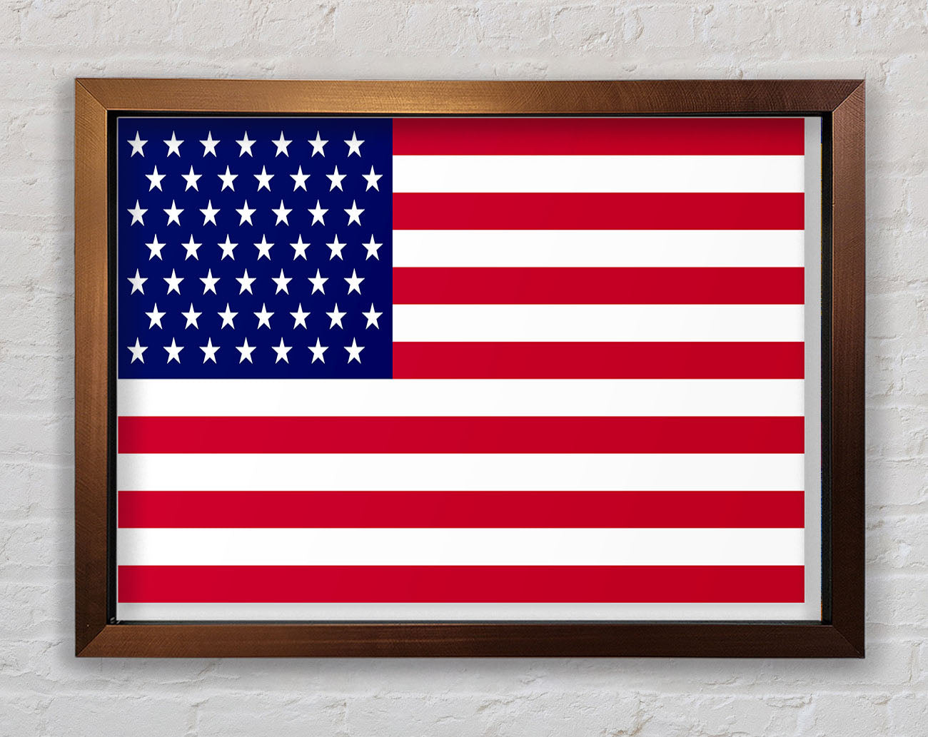 American Star Framed Wall Art