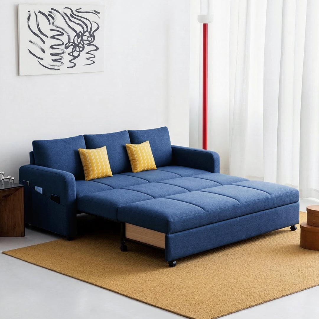 Gabriel Two Seater Sofa Bed, Linen