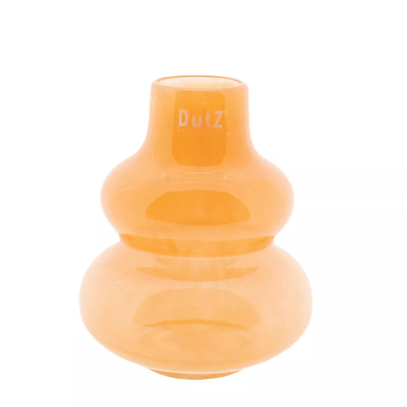 VASE SKRZYSZOW S- H16 D14 cm - TANGERINE