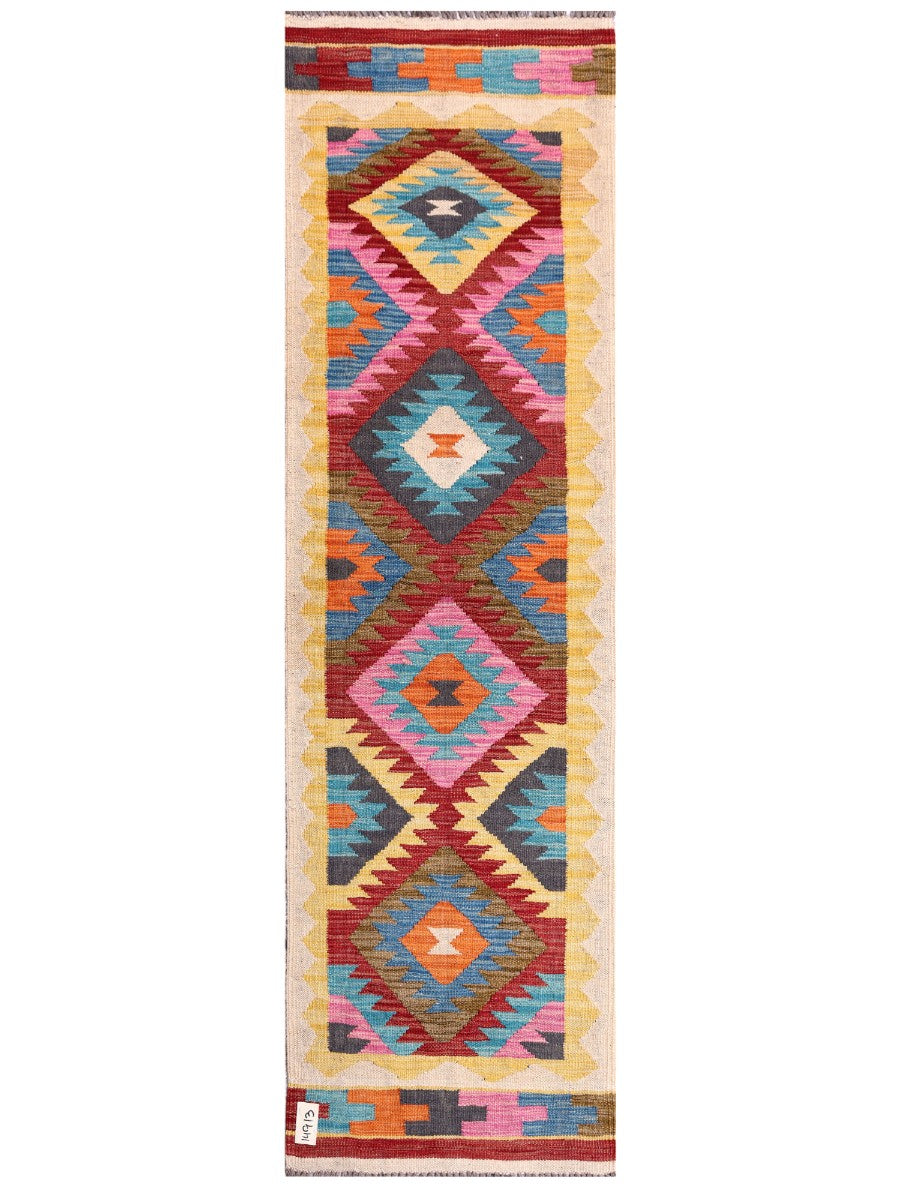 Maimana Kilim - 197 x 58 cm
