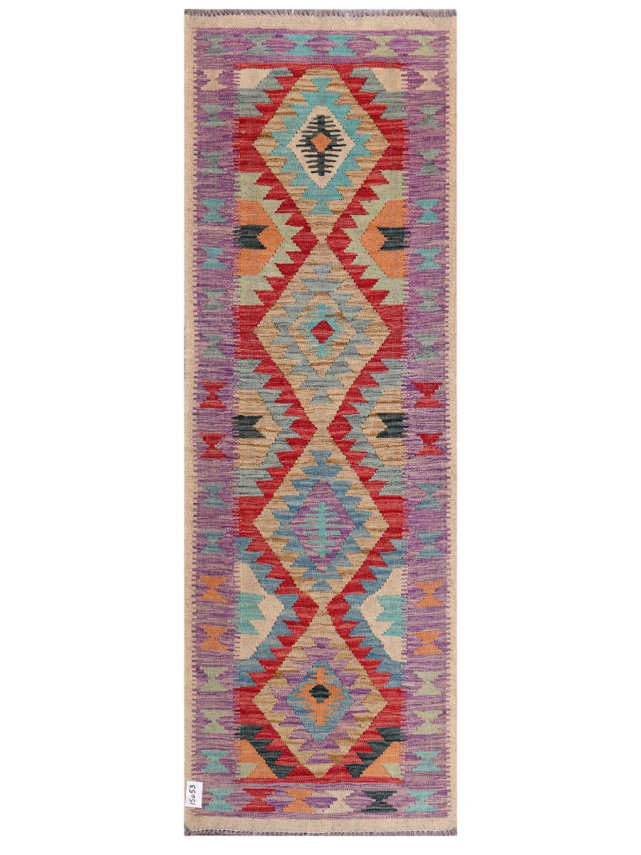 Maimana Kilim - 201 x 68 cm